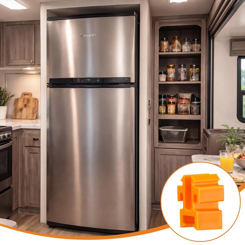BrightRow 2 Pcs PVC Refrigerator Door Prop Rv Refrigerators, Sturdy