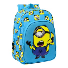 Safta Children's Backpack Adapt.Trolley Minions Mini Static Mullticolor, Estándar, Mullticolor
