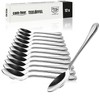 COM-FOUR® 12 x Stainless Steel Tea Spoons - Stylish Cutlery