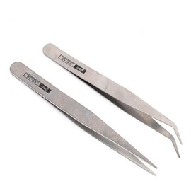 Stainless steel tweezers for plastic model assembly, tweezers for bead crafting / 스텐리스 프라모델조립용핀셋 비즈공예용핀셋
