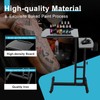 Salon Tray on Wheels, Tattoo Tray Salon Trolley, Adjustable Height