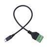 CERRXIAN 1ft Micro USB Male to 5 Pins Screw Terminal