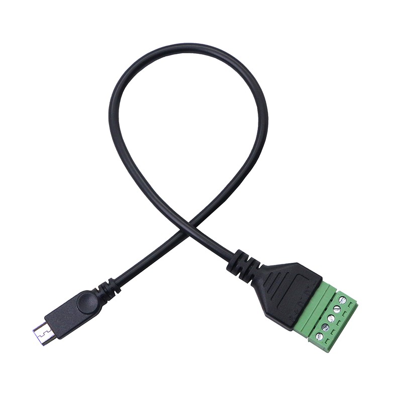 CERRXIAN 1ft Micro USB Male to 5 Pins Screw Terminal