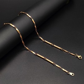 Jeroot Magnetic Necklace, Women's, Stylish, Width 0.08 inch (2 mm), Total Length 17.7 inches (45 cm), Necklace Chain, Popular Exclusive Box, Stainless Steel, Magnet, No Gemstone