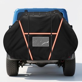 TwoPone - Funda de bicicleta para transporte de 2 bicicletas, 600D resistente para 2 bicicletas en el portabicicletas trasero, cubierta i...