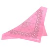 WKG Bandana, Paisley, Made in Japan, Cotton Handkerchief, Pink