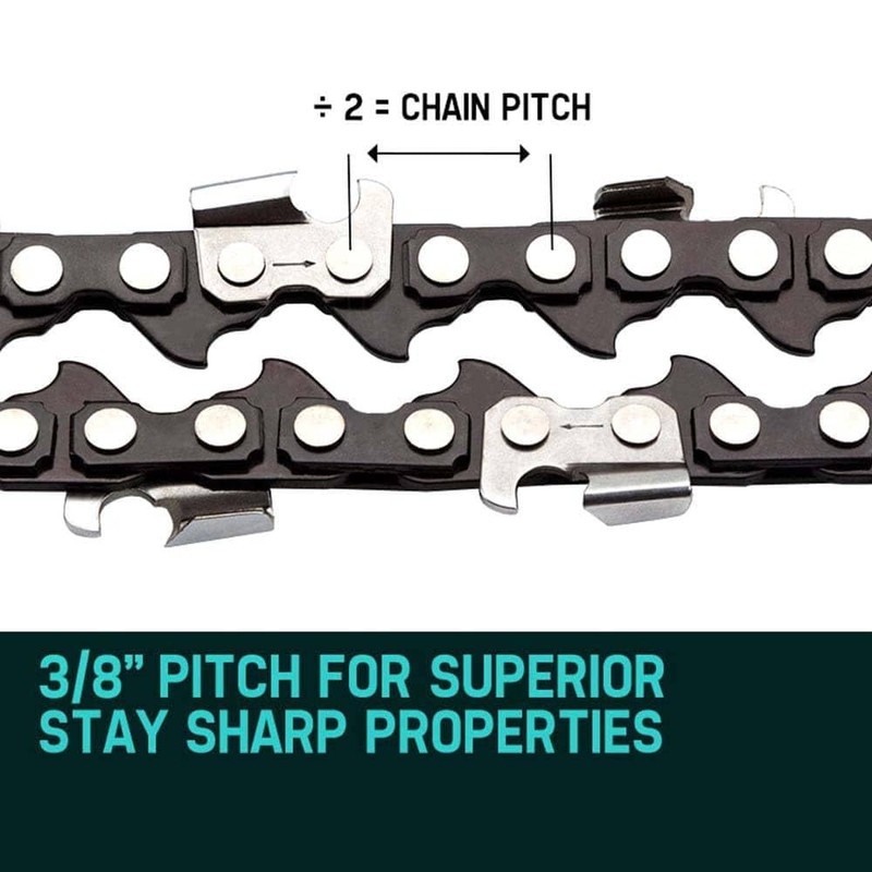 Baumr-AG Tru-Sharp 0.325 Inch Pitch Chainsaw Chain for 18 Inch