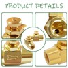 NICOLEKAY Brass 1/4" NPT Female Thread Push Button Check Valve