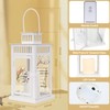 Memorial Lantern Sympathy Gift with Flickering LED Candle - Thoughtful