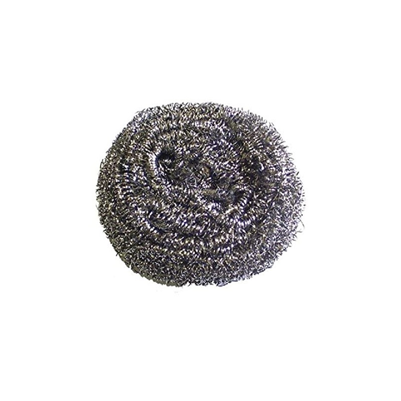 Genware NEV-824-40 Sponge Scourer, Stainless Steel (Pack of 10)