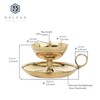 NKlaus Ghee Lamp Oil Lamp with Wick Handmade Brass House