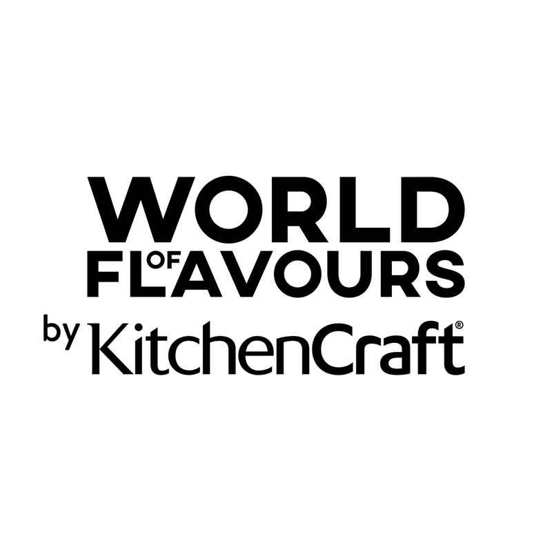 KitchenCraft World of Flavours Pizza Cutter Wheel with Hand Carved