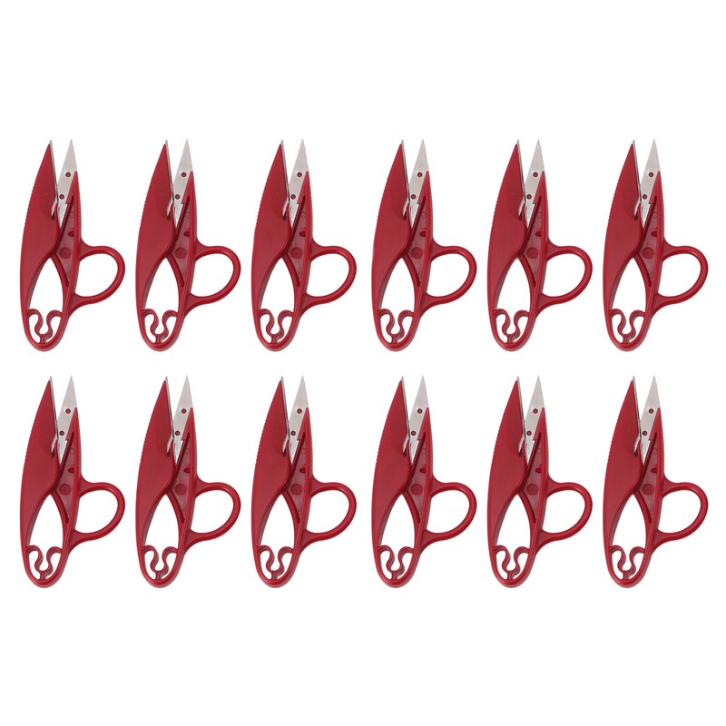 12Pcs Yarn Thread Snips Multifunction Stainless Steel Blade Quick Clip
