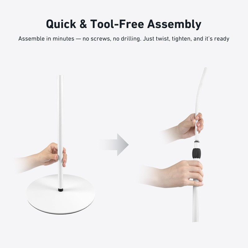 Holicfun Adjustable Floor Stand for Eufy Spaceview/Spaceview Pro Baby Monitors