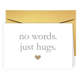 Qamza Funny Sympathy Card, In Sympathy Greeting Card For Him Her, Thinking of You Cards, Bereavement Condolence Grieving Cards for Best Friend Bestie Coworker