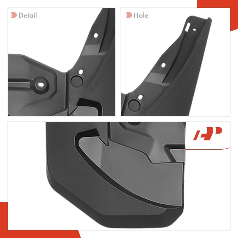 A-Premium Set of 4PCS Mud Flaps Splash Guards Mudguards Mudflaps