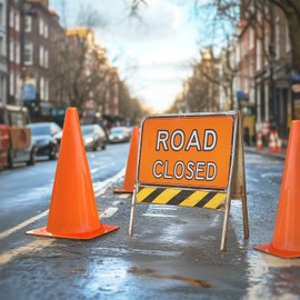 MDTMR 15 inch Soccer Training Cones for Outdoor Activity, Orange Traffic Cones,Plastic Sports Cones 7 Packs