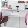 Kisangel Clipper Guard Holder Wall-Mounted Shear Frame Acrylic Scissor Rack