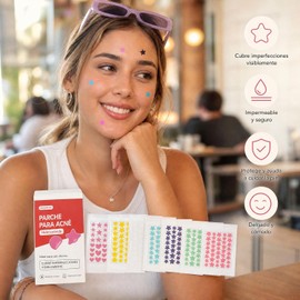 Parches para Acne 276 Unidades – 7 Colores Diferentes, Parches Hidrocoloides para Espinillas y Granos, Tratamiento Nocturno Invisible para Todo Tipo de Piel, Pimple Patches Efectivos