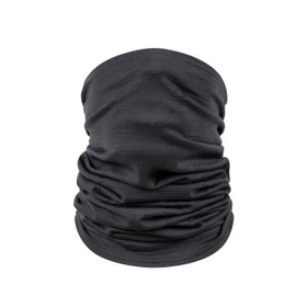 TOM FYFE Merino Tube Scarf Unisex Multifunctional Scarf 100% Merino Wool Made in Europe, charcoal