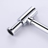 HAMOLER Chrome Round Bottle P-Trap 1 1/4 Adjustable Bathroom Basin