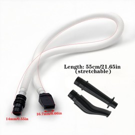 safycaby 2 Sets Melodica Tube Set 21.65"/55cm Long Flexible Piano Tube with Two Mouthpieces Melodica Replacement Tube for Melody Pianos with 32/36/37/41 Keys