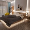 MIWISE COB LED Strip Light White LED Tape Lights 2700K-6500K