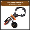 HORUSDY 4-Piece Band Clamp, Woodworking Frame Clamp Strap Holder for