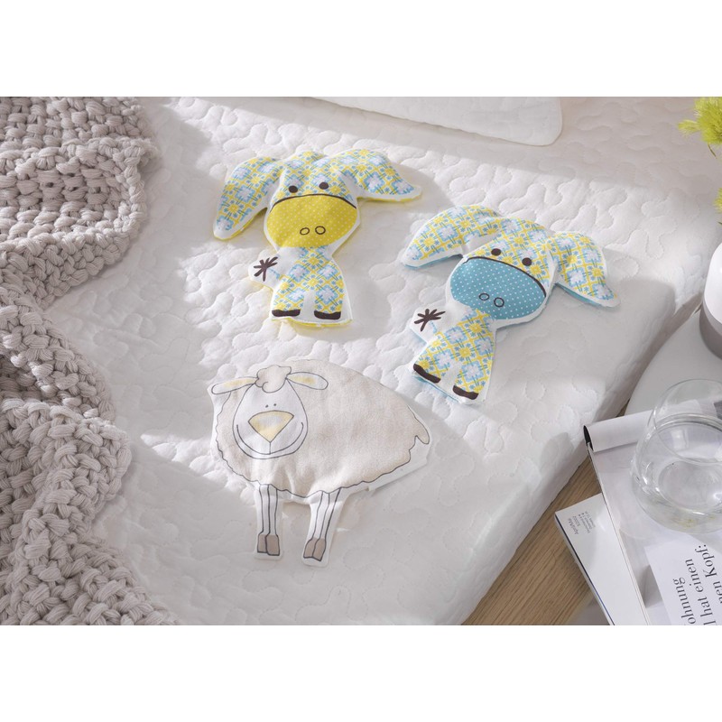 Cherry Stone Cushion Comforter Animal Donkey Acazia Yellow by THERALINE