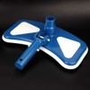 Pool Vacuum Head, 12'' Swimming Pool Curved Blue and White