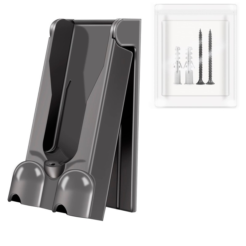 Italdos, Charging Bracket Wall Mount ABS Plastic Compatible for Dyson