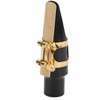 Tenor Saxophone Mouthpiece Kit Mouthpiece with Plastic Cap Cleaning Brush