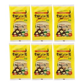 Okinawan Kokoto Ginger Hot Water with Ukon Rice 3.5 oz (100 g) (0.8 oz (20 g) x 5 Bags x 6 Bags ★ Compact ★ Ginger hot water made from 100% domestic ingredients such as Okinawan brown sugar, ginger
