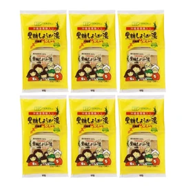 Okinawan Kokoto Ginger Hot Water with Ukon Rice 3.5 oz (100 g) (0.8 oz (20 g) x 5 Bags x 6 Bags ★ Compact ★ Ginger hot water made from 100% domestic ingredients such as Okinawan brown sugar, ginger