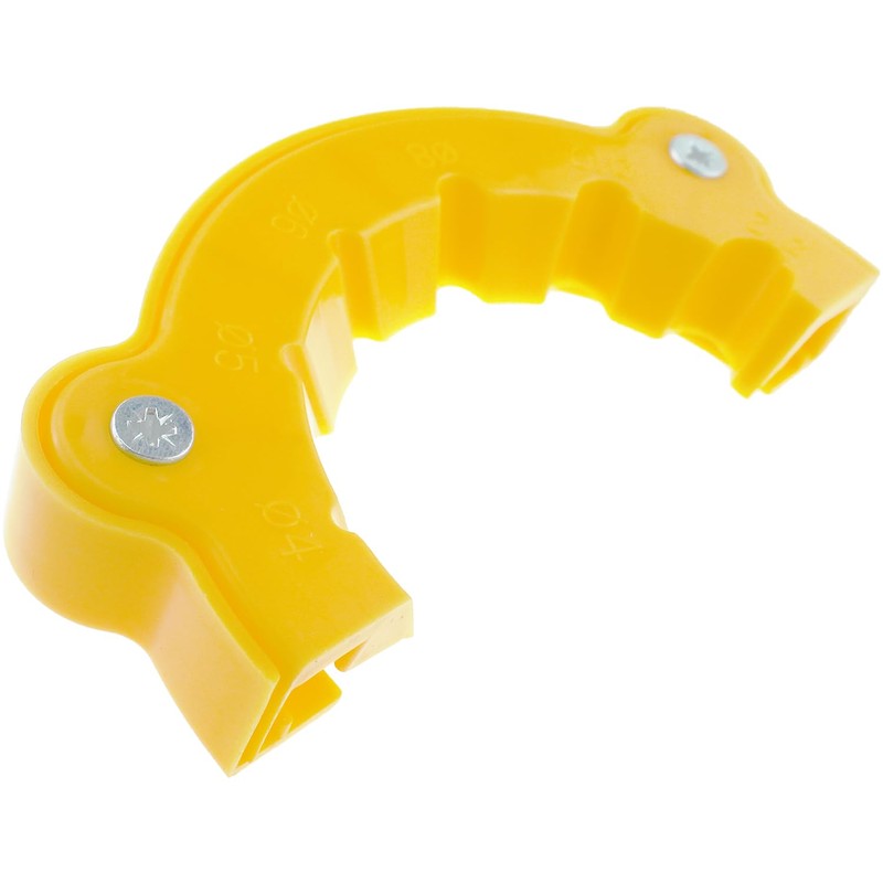 TAODAN 136x70mm Yellow Plastic Drill Sharpener Angle Grinder Grinding Bit