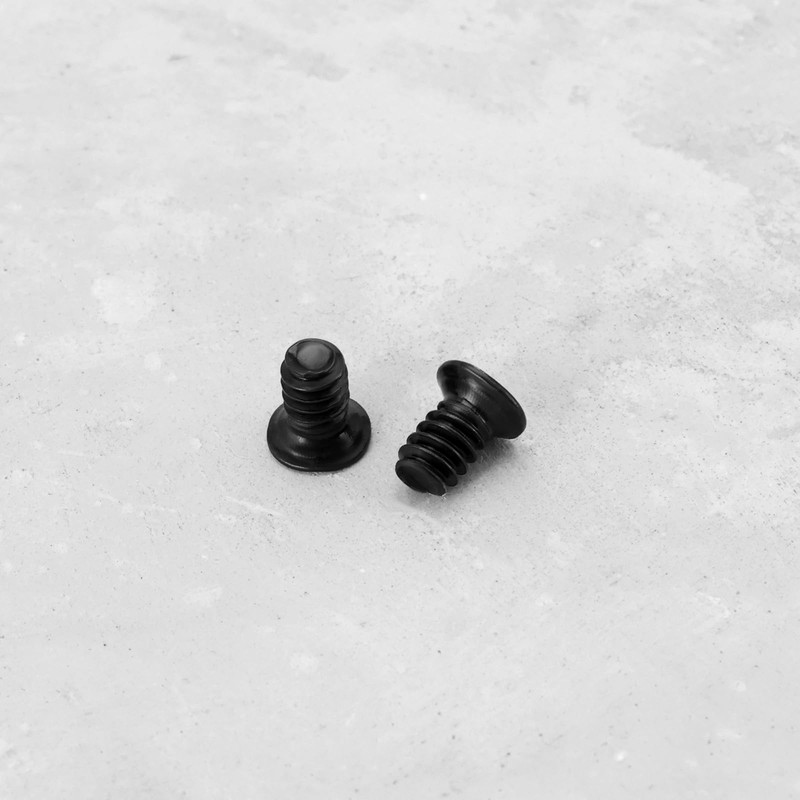 ECSiNG 100pcs Black Countersunk Head Screw Flat Phillips Head 3.5x6mm