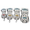 Golf Club Head Cover Waterproof PU Golf Club Covers Set