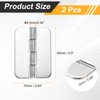 uxcell 2 Pack Heavy Duty Weldable Hinges, 3" x 1.97"