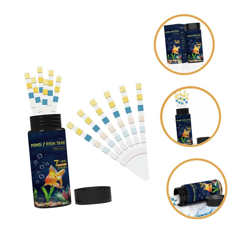 ULTECHNOVO 50pcs Water Test Strips Water Testing Pool Test Strips