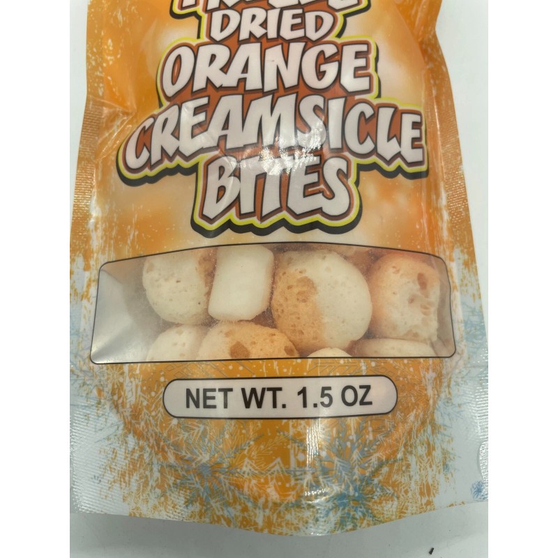 Bliss Life Freeze Dried Orange Creamsicle Bites 1.5 oz Bag