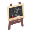 10Pcs Miniature Small Blackboard Easel Realistic Lovely Dollhouse Small Chalkboards