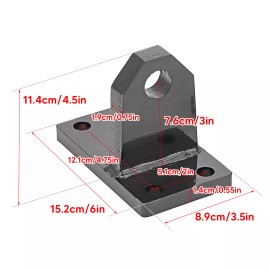 21st For 2003-2019 Dodge Ram 2500 3500 32'' LED Light Bar Bumper Bracket w/Tow Hook