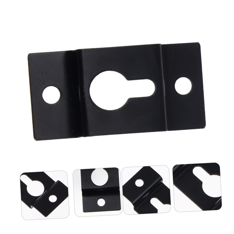 TEHAUX 20pcs Heavy Duty Iron Keyhole Speaker Hangers Durable Wall