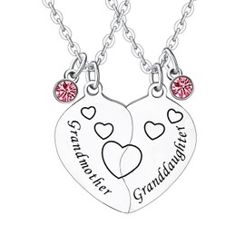 Grandmother Granddaughter Gift Grandmother Necklace from Granddaughter Mother's Day Gift Granddaughter Necklace from Grandma Christmas Birthday Gifts for Grandmother Granddaughter