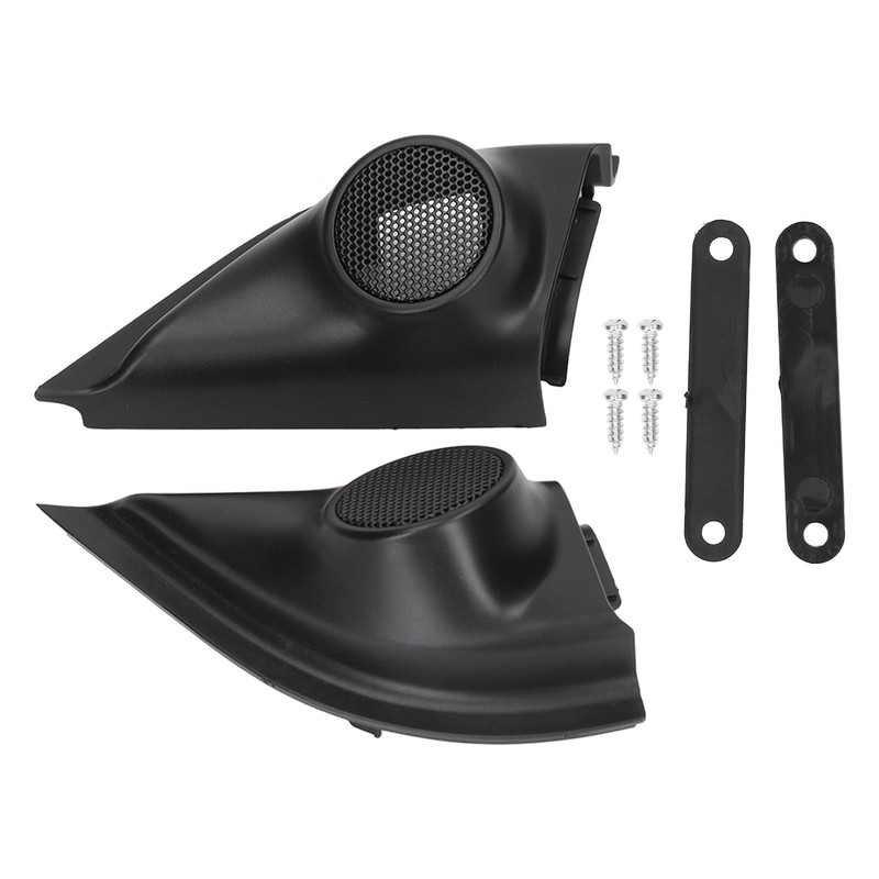 2pcs Door Pillar Tweeter Cover Trim Car Adaptations Replacement for