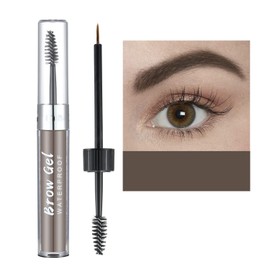 MAEPEOR Waterproof Eyebrow Gel 8 Colors Full-pigmented Long Lasting Liquid Brow Gel for Fuller & Defined Looking (#05 Deep Brown）