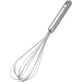 Fissler Essential Stainless Steel Whisk (25 cm) Large Whisk with Hanging Eyelet, Dishwasher Safe