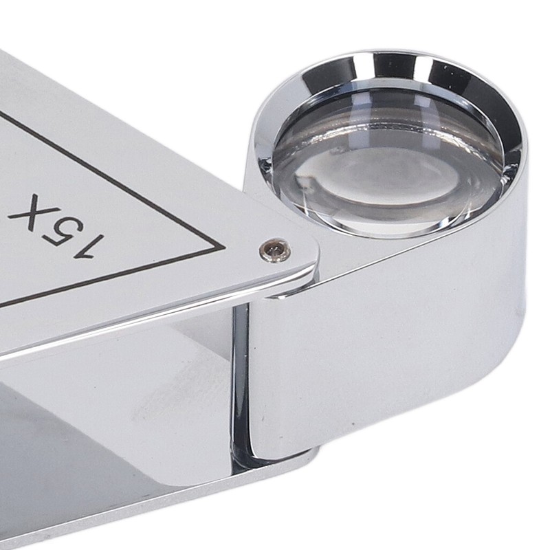 3 Lens Loupe Pocket Foldable Jewelers 10X 15X 20X Jewelry