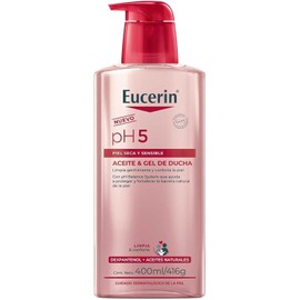 EUCERIN pH5 Aceite & Gel de ducha 400ml, Para Piel seca y Sensible