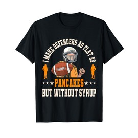 Lineman Pancake Blocks Funny Football Player T-Shirt